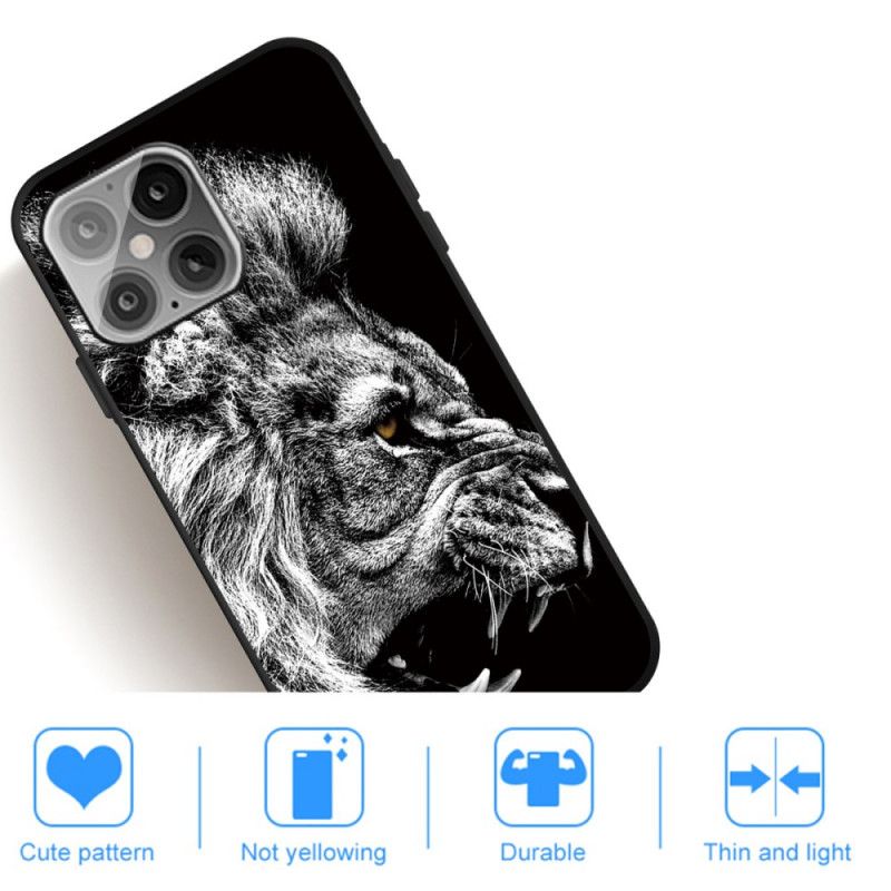 Coque iPhone 12 Mini Lion Féroce