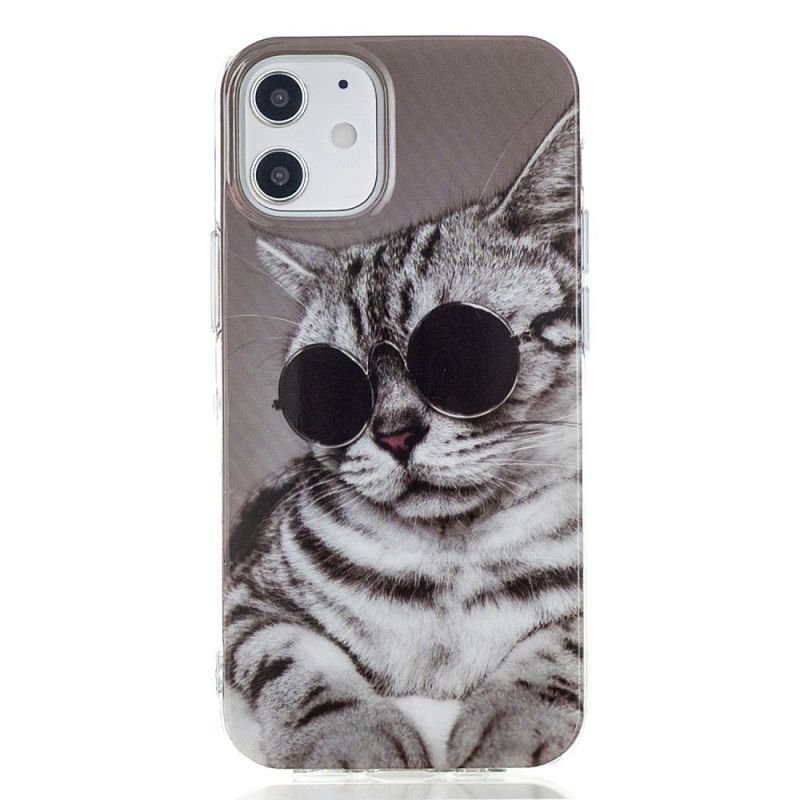 Coque iPhone 12 Mini Mon Chaton Incognito