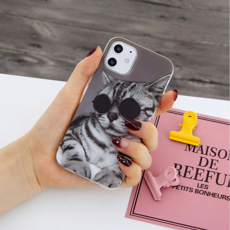 Coque iPhone 12 Mini Mon Chaton Incognito