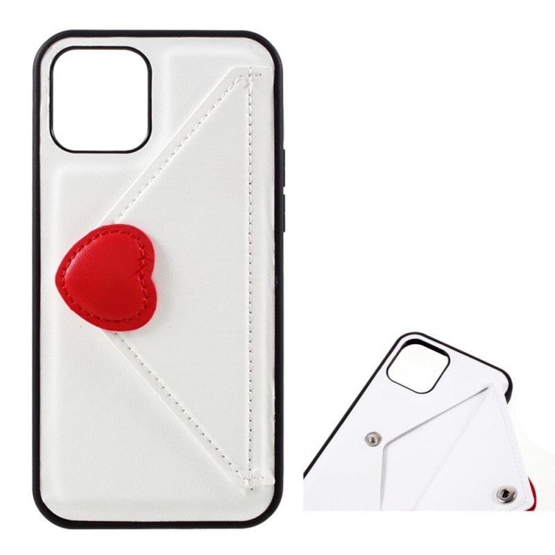 Coque iPhone 12 Mini Porte-carte Coeur