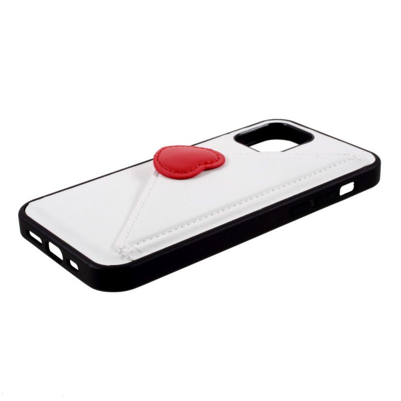 Coque iPhone 12 Mini Porte-carte Coeur