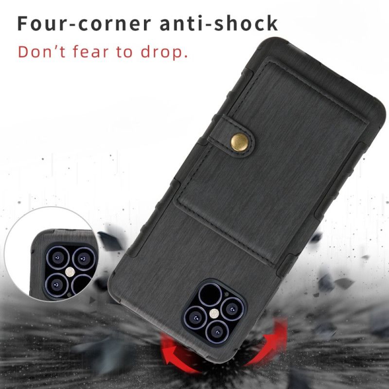 Coque iPhone 12 Mini Porte-cartes Rabattable