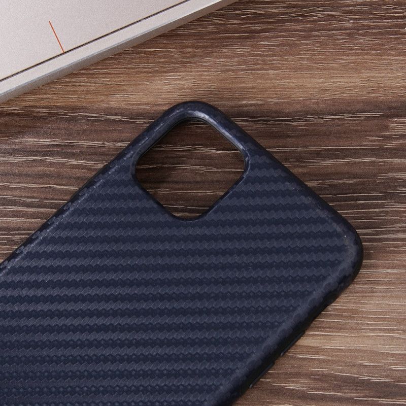 Coque iPhone 12 Mini Texture Fibre Carbone