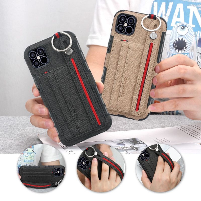 Coque iPhone 12 Mini Tissu Shouhushen