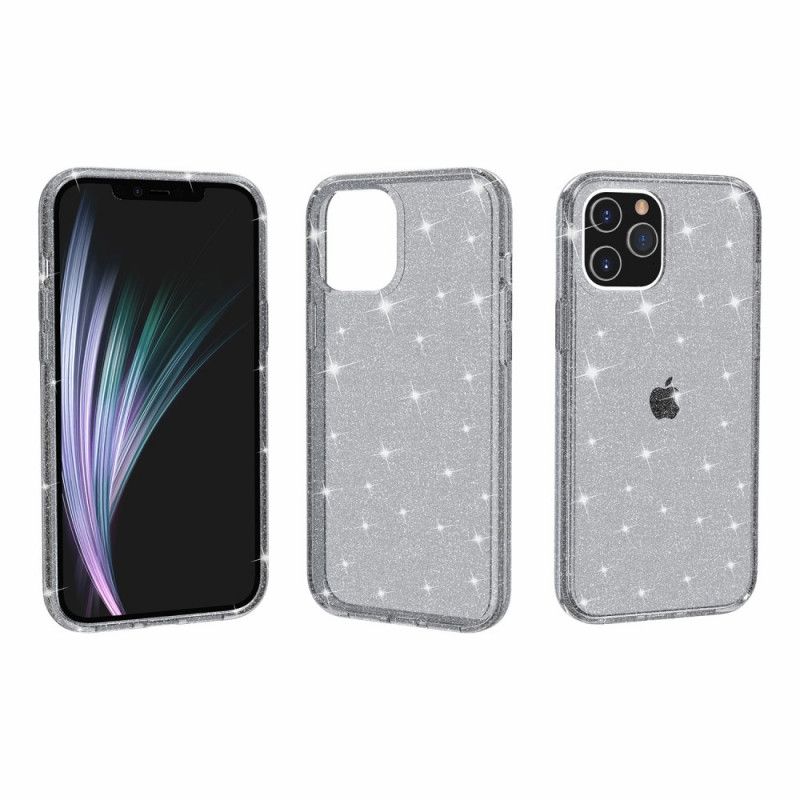 Coque iPhone 12 Mini Transparente Paillettes