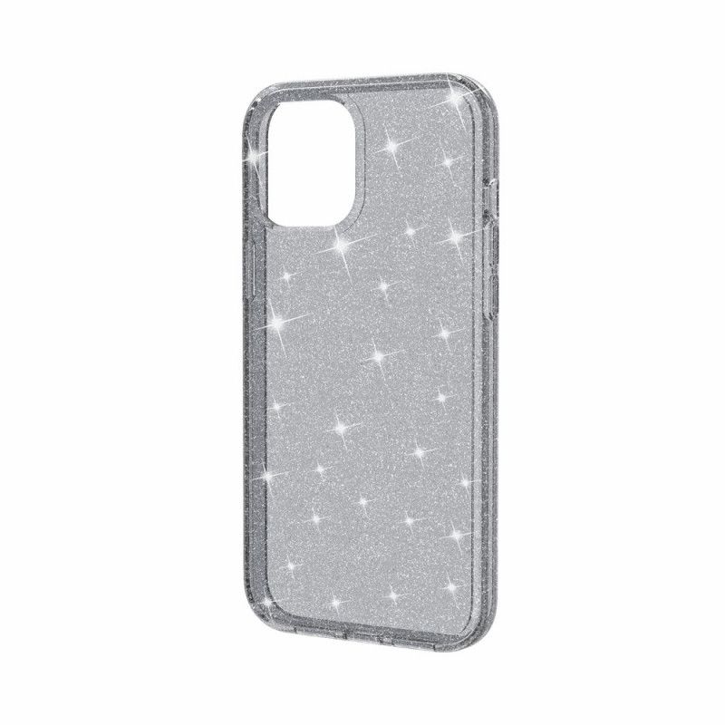 Coque iPhone 12 Mini Transparente Paillettes