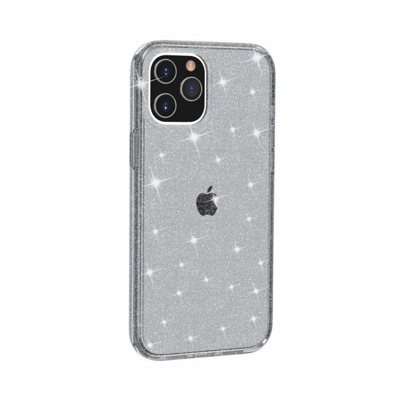 Coque iPhone 12 Mini Transparente Paillettes