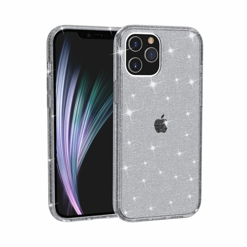 Coque iPhone 12 Mini Transparente Paillettes