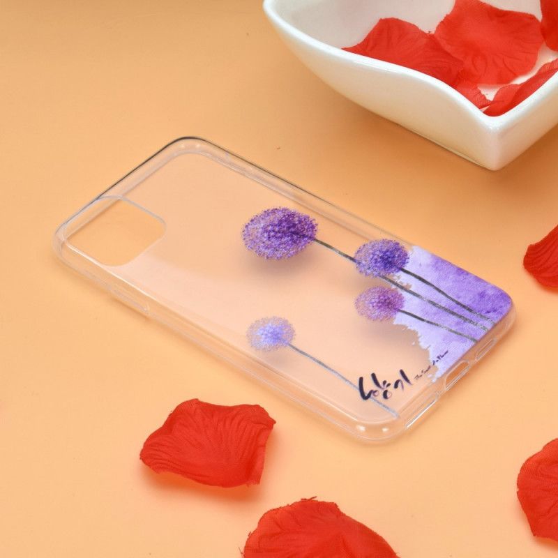 Coque iPhone 12 Mini Transparente Pissenlits Colorés