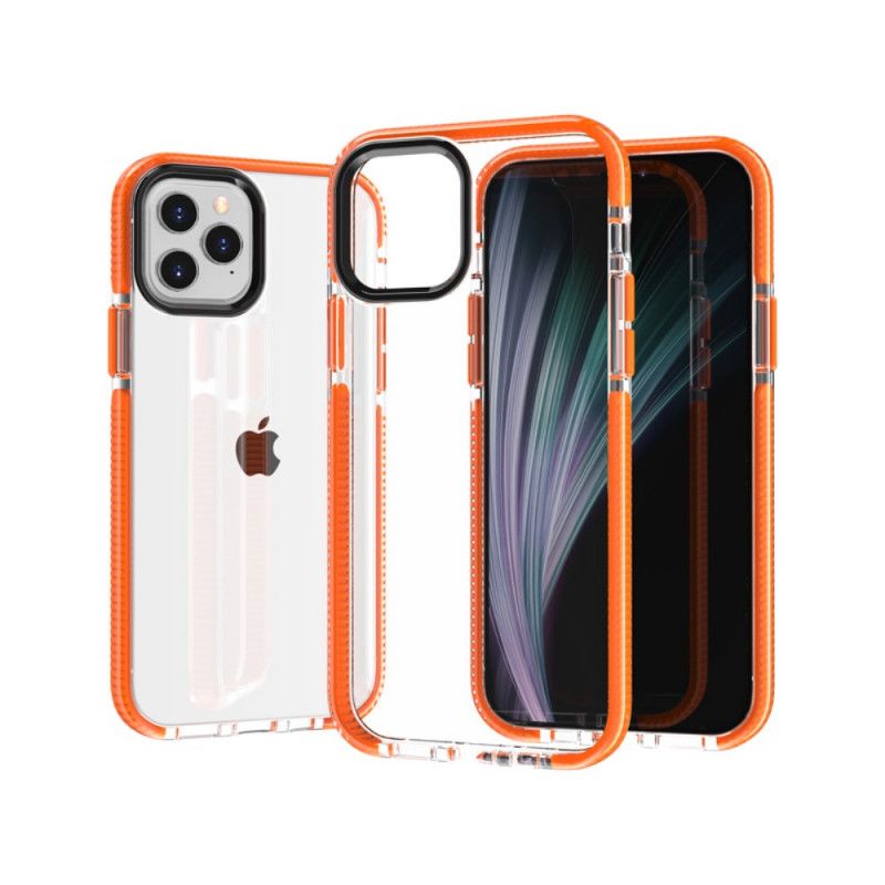 Coque iPhone 12 Mini Transparente Rebords Silicone