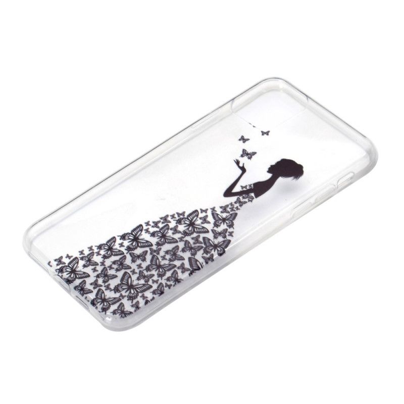 Coque iPhone 12 Mini Transparente Robe Papillons