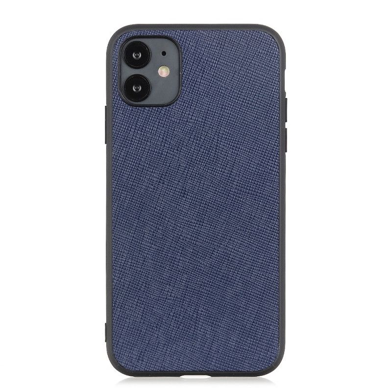 Coque iPhone 12 Mini Véritable Cuir Texturé