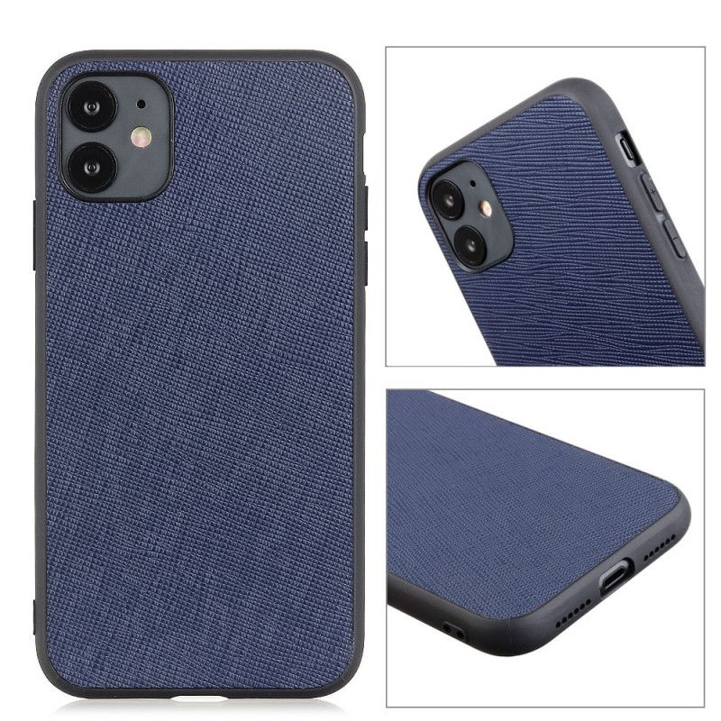 Coque iPhone 12 Mini Véritable Cuir Texturé