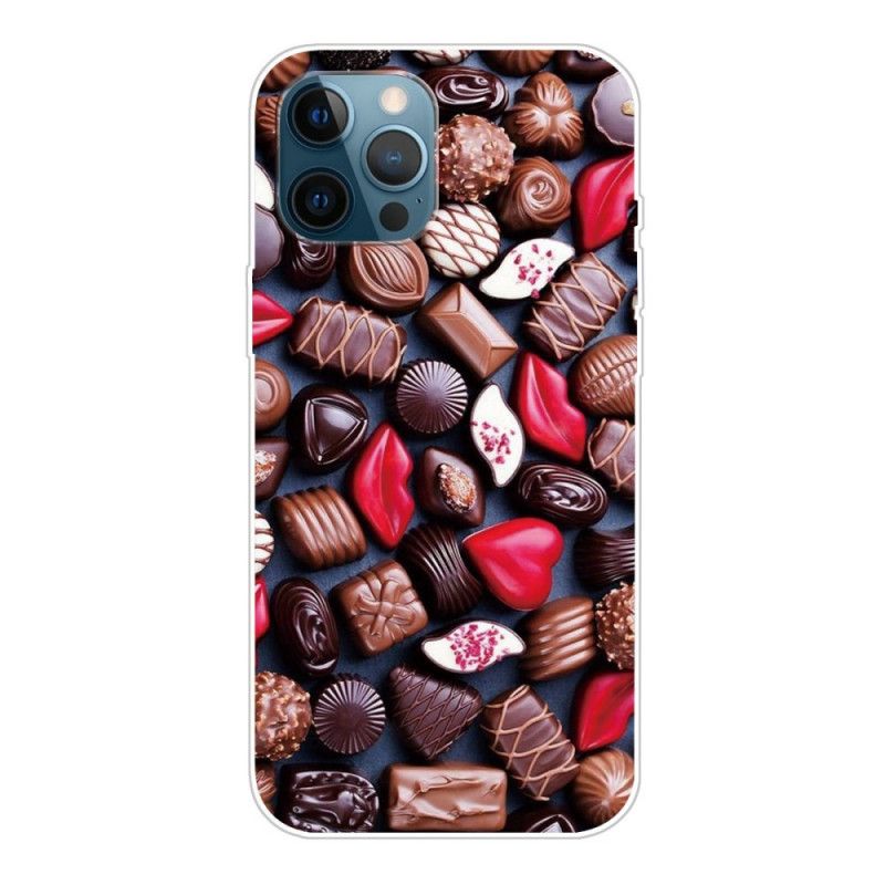 Coque iPhone 12 / 12 Pro Flexible Chocolat