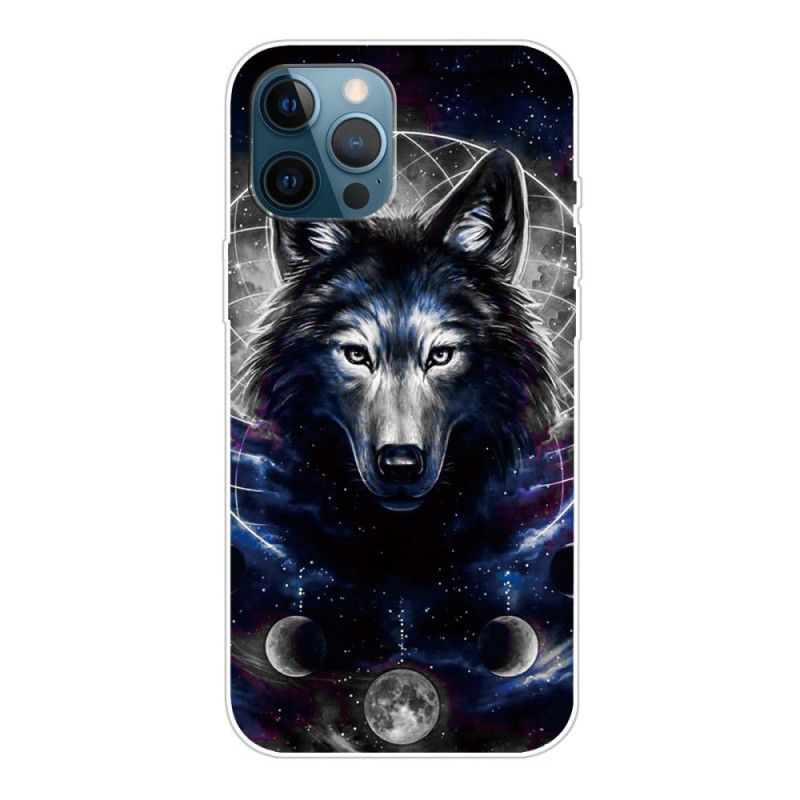 Coque iPhone 12 / 12 Pro Flexible Loup