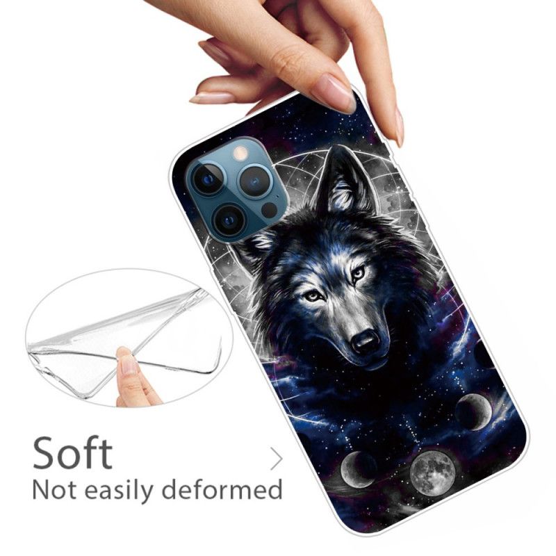 Coque iPhone 12 / 12 Pro Flexible Loup