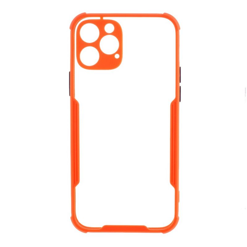 Coque iPhone 12 / 12 Pro Hybride Rebords Colorés