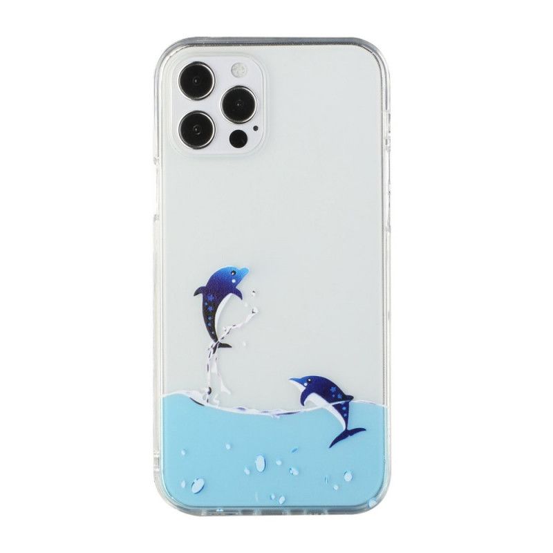 Coque iPhone 12 / 12 Pro Jeux De Dauphins