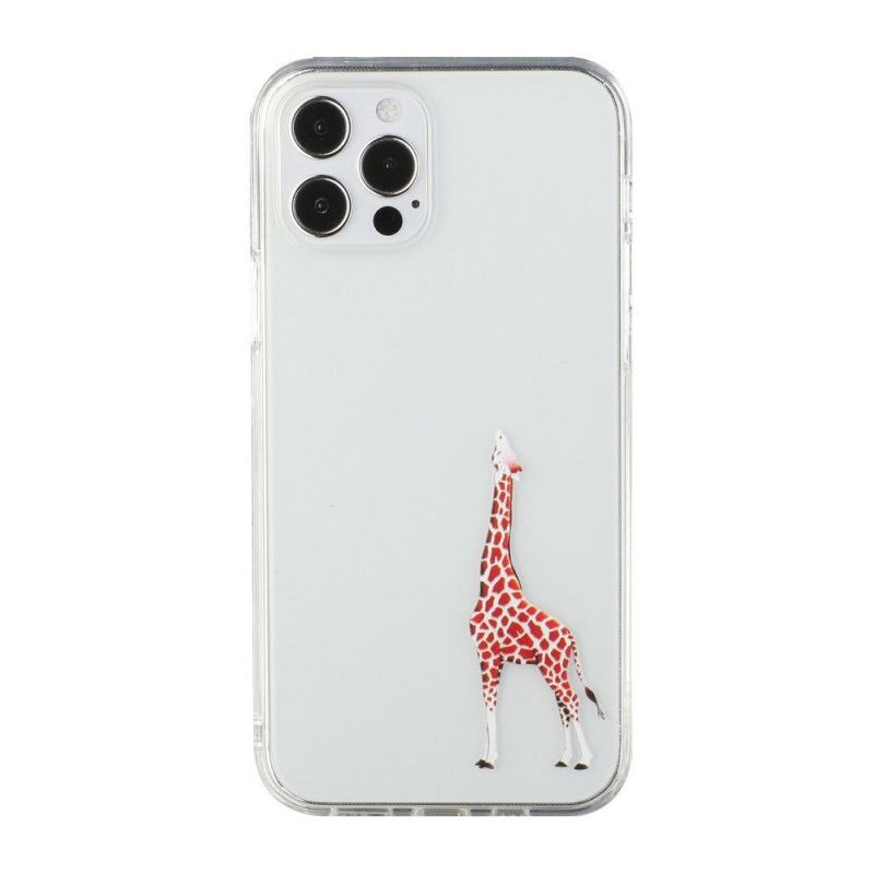 Coque iPhone 12 / 12 Pro Jeux De Girafe Logo