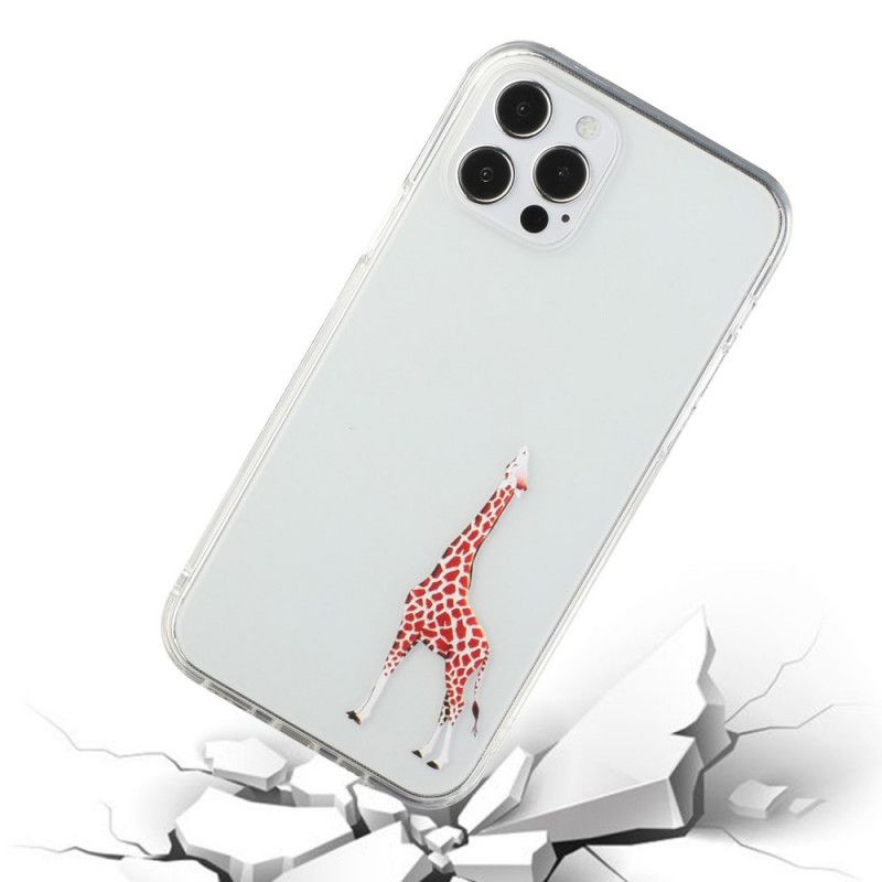 Coque iPhone 12 / 12 Pro Jeux De Girafe Logo