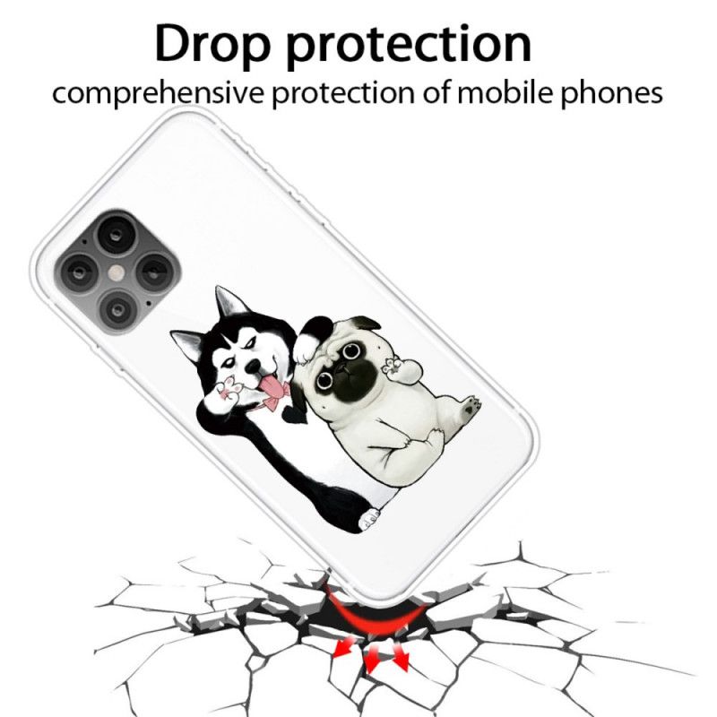 Coque iPhone 12 Pro Max Drôles De Chiens