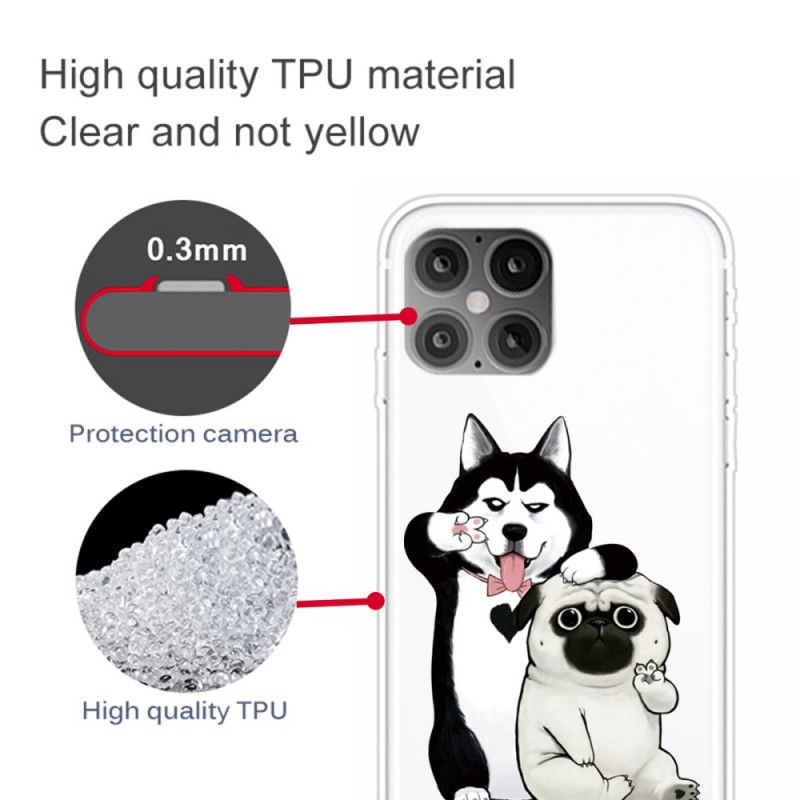 Coque iPhone 12 Pro Max Drôles De Chiens