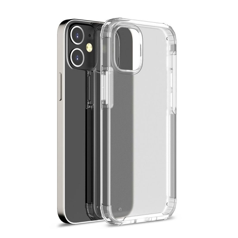 Coque iPhone 12 Pro Max Hybride Transparente Mate