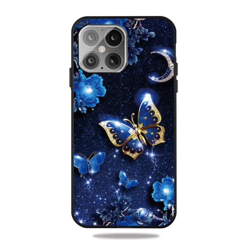 Coque iPhone 12 Pro Max Papillon La Nuit De Lune