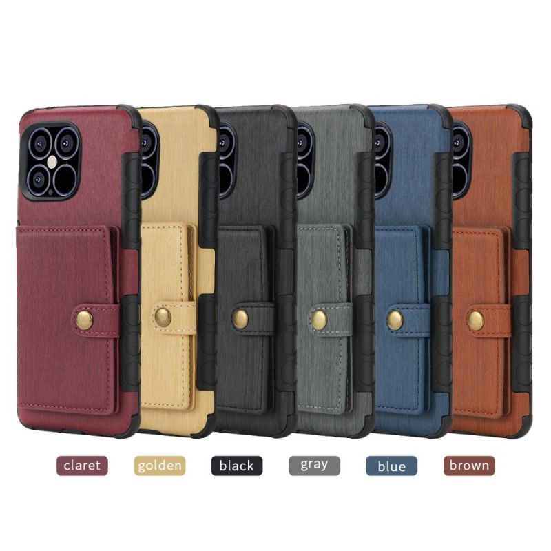 Coque iPhone 12 Pro Max Porte-cartes À Rabat Shouhushen