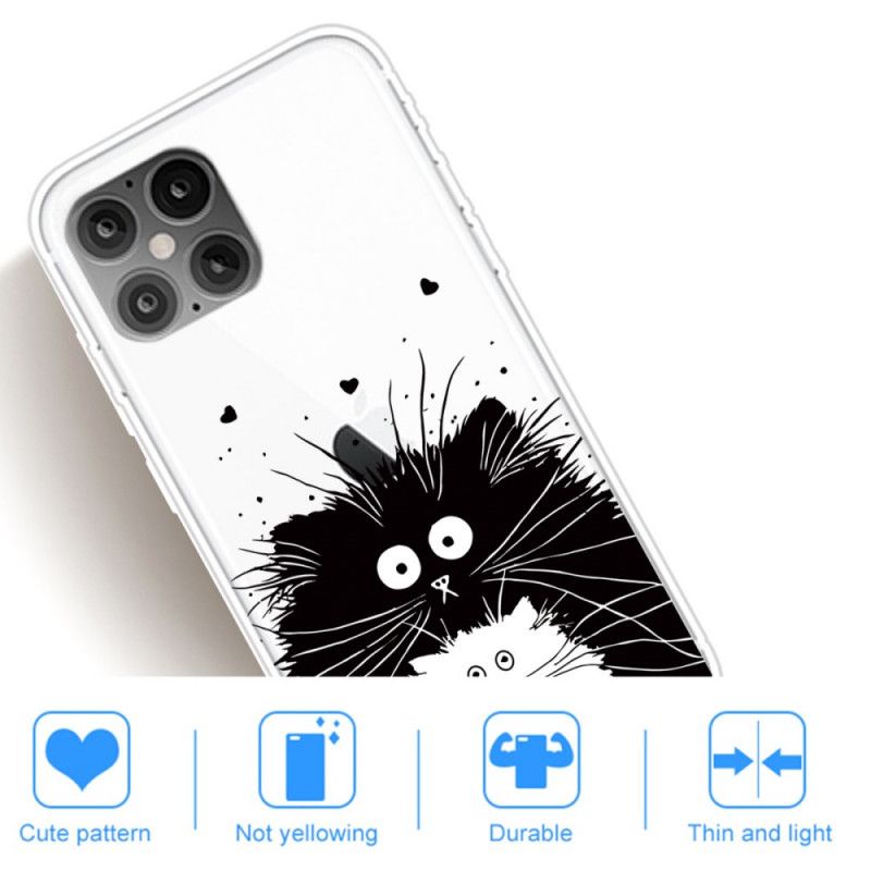 Coque iPhone 12 Pro Max Regarde Les Chats