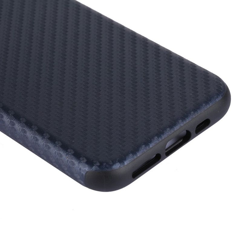 Coque iPhone 12 Pro Max Texture Fibre Carbone