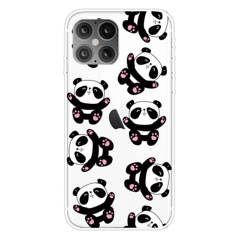 Coque iPhone 12 Pro Max Top Pandas Fun