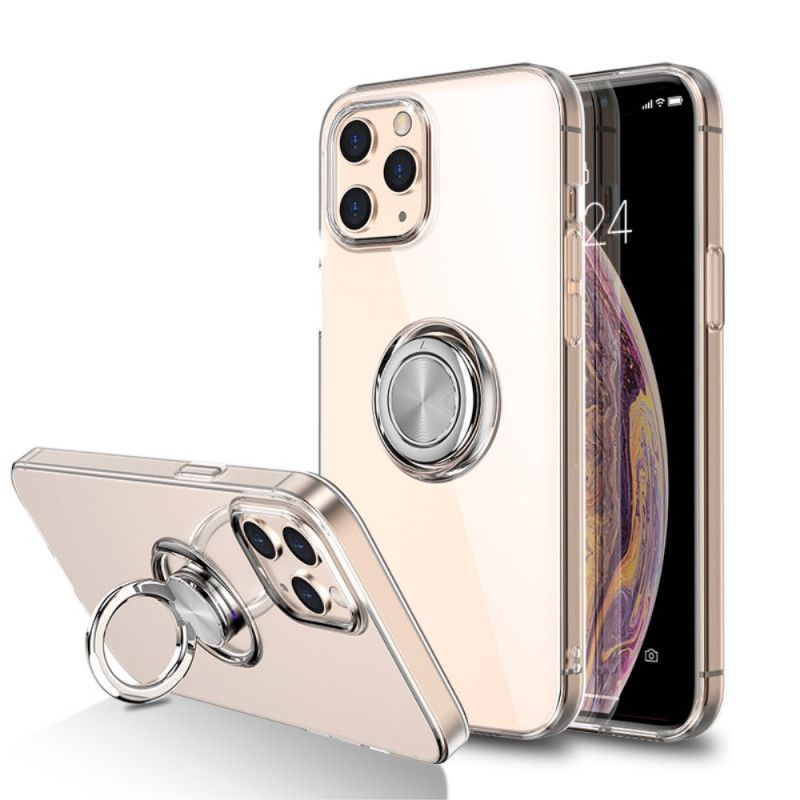 Coque iPhone 12 Pro Max Transparente Avec Anneau-support