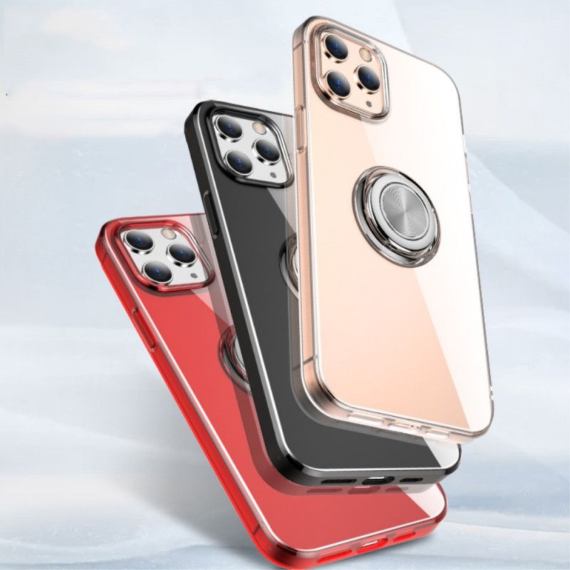 Coque iPhone 12 Pro Max Transparente Avec Anneau-support