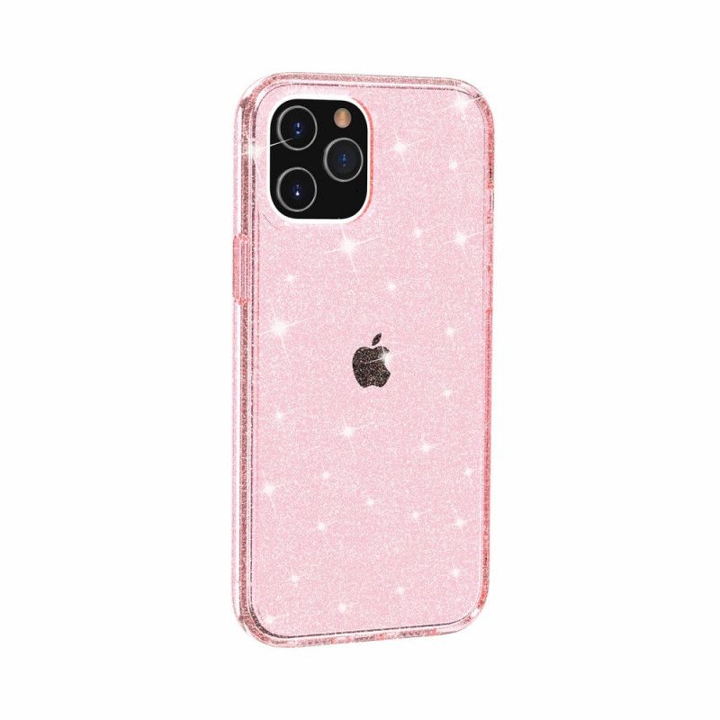 Coque iPhone 12 Pro Max Transparente Paillettes