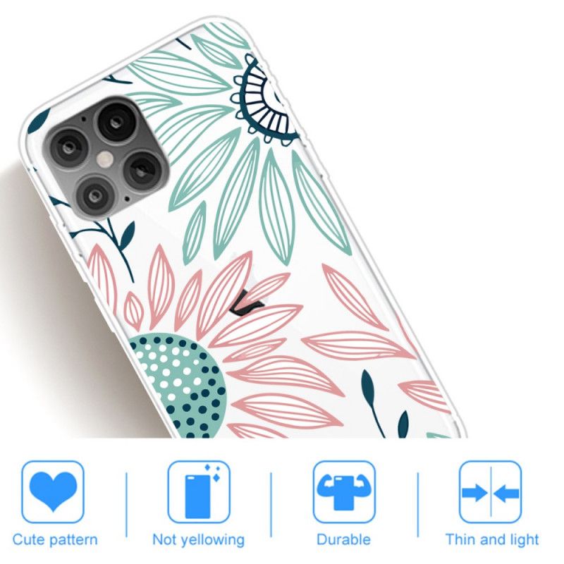 Coque iPhone 12 Pro Max Transparente Une Fleur