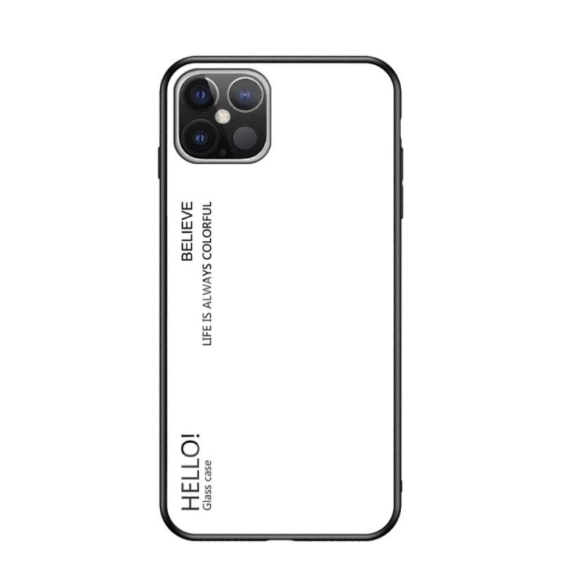 Coque iPhone 12 Pro Max Verre Trempé Hello