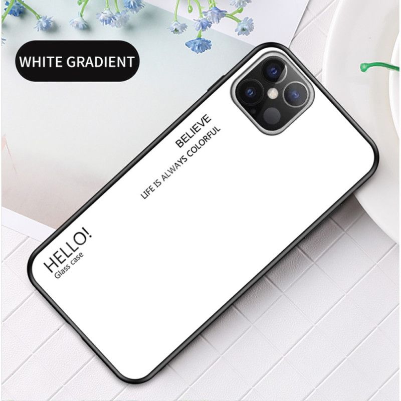 Coque iPhone 12 Pro Max Verre Trempé Hello