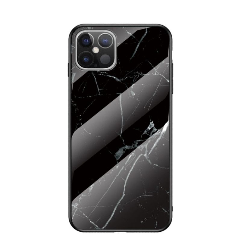 Coque iPhone 12 Pro Max Verre Trempé Marble Colors