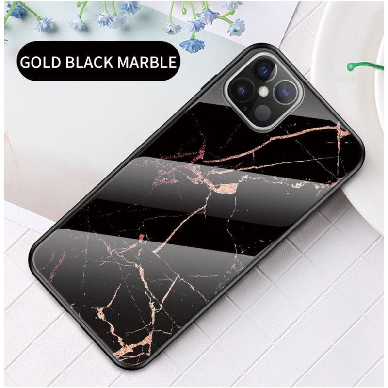 Coque iPhone 12 Pro Max Verre Trempé Marble Colors