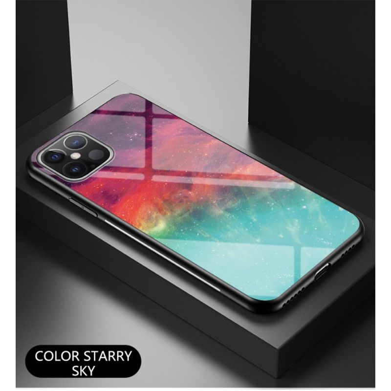 Coque iPhone 12 Pro Max Verre Trempé Starry Sky