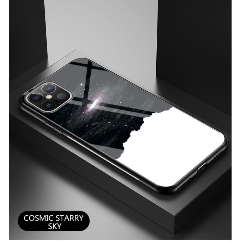 Coque iPhone 12 Pro Max Verre Trempé Starry Sky