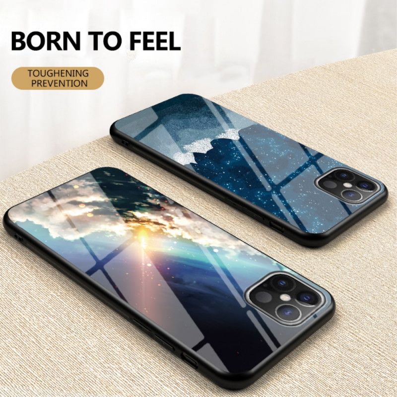 Coque iPhone 12 Pro Max Verre Trempé Starry Sky