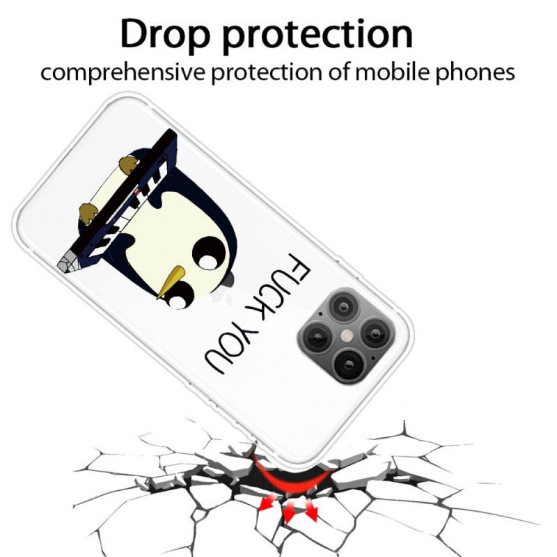 Coque iPhone 12 / 12 Pro Pingouin Fuck You