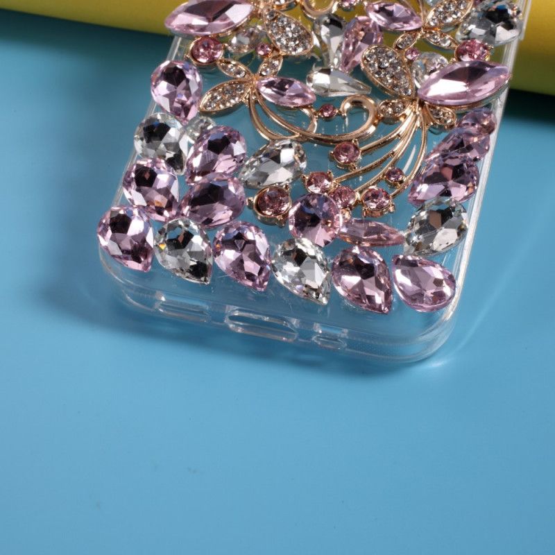 Coque iPhone 12 / 12 Pro Silicone Et Strass
