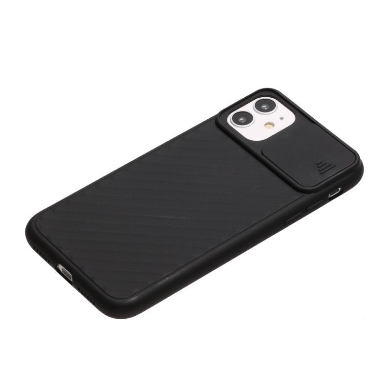 Coque iPhone 12 / 12 Pro Silicone Protection Objectif Amovible