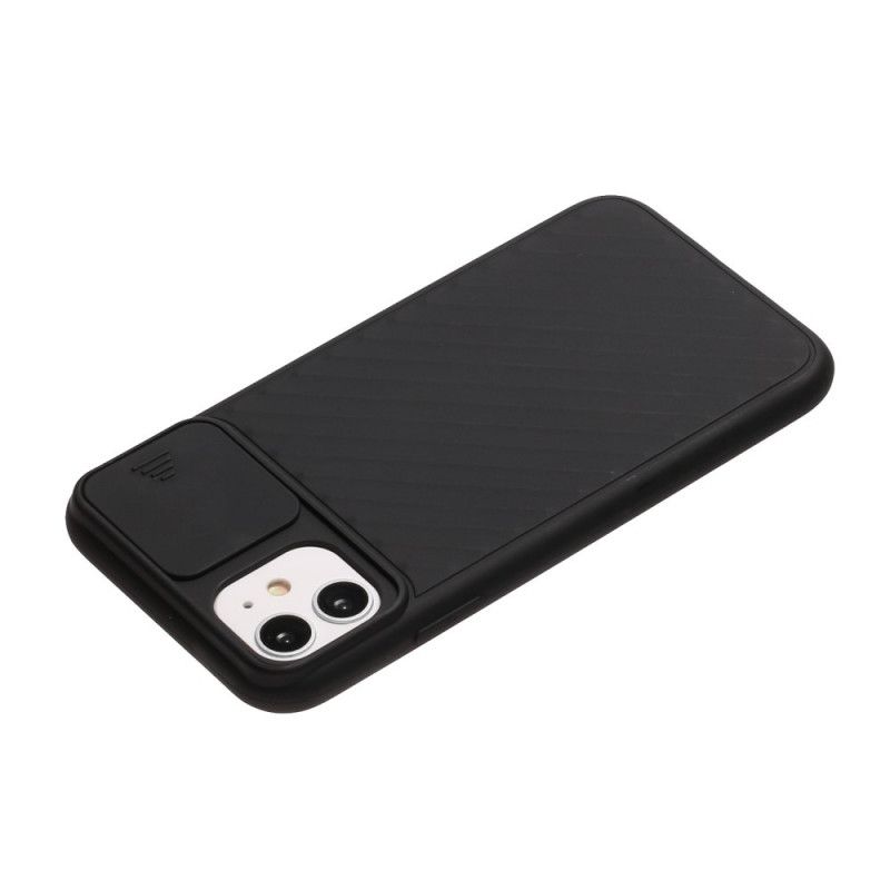 Coque iPhone 12 / 12 Pro Silicone Protection Objectif Amovible