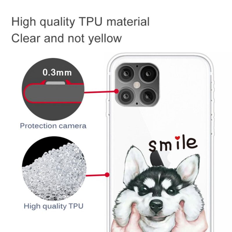 Coque iPhone 12 / 12 Pro Smile Dog