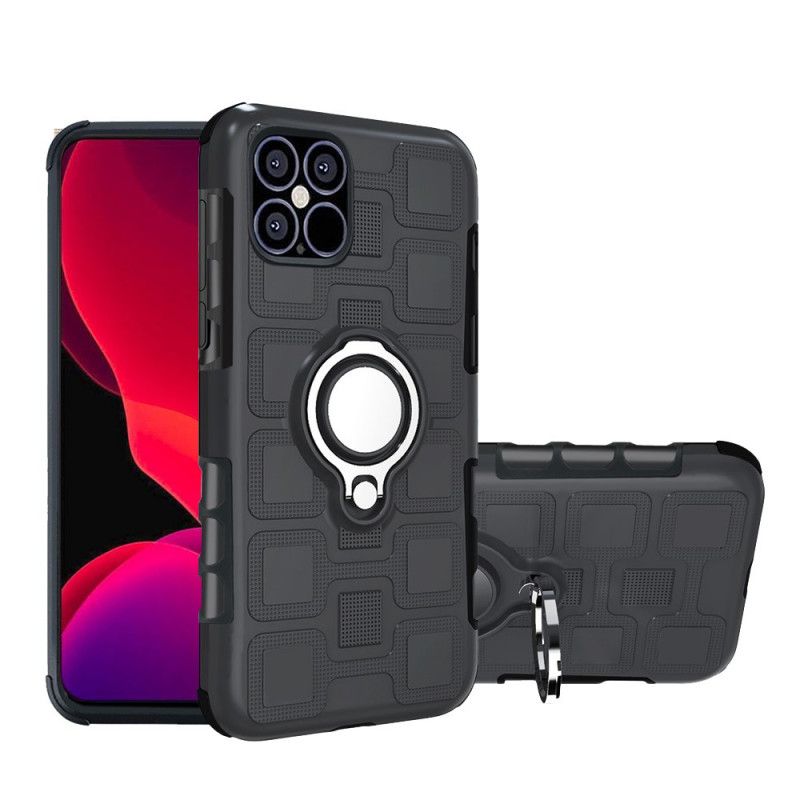 Coque iPhone 12 / 12 Pro Super Résistante Avec Anneau-support