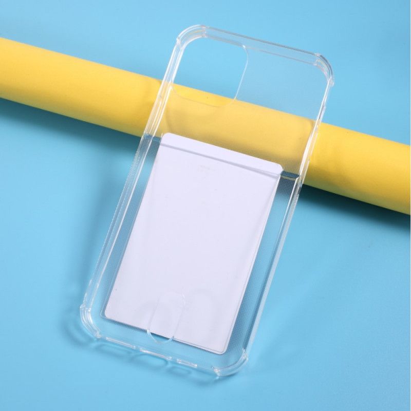 Coque iPhone 12 / 12 Pro Transparente Porte-carte